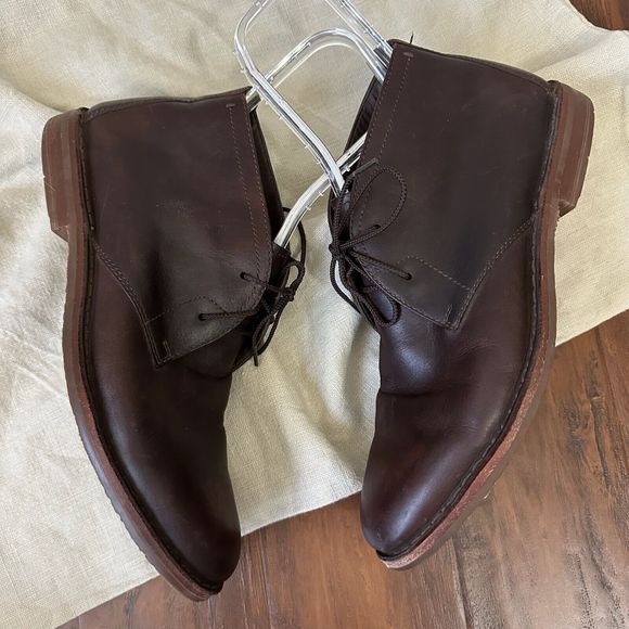 TRASK Brady Lace Up Chukka Boots in Espresso Leather main image 4